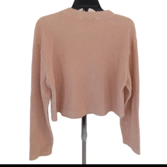 Reformation (2 PC) Cozy Lounge Wear Set - Large- Tan Ribbed - Picture 3 of 12